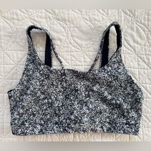 Athleta Exhale Moonflower Jacquard Bra A-C cup